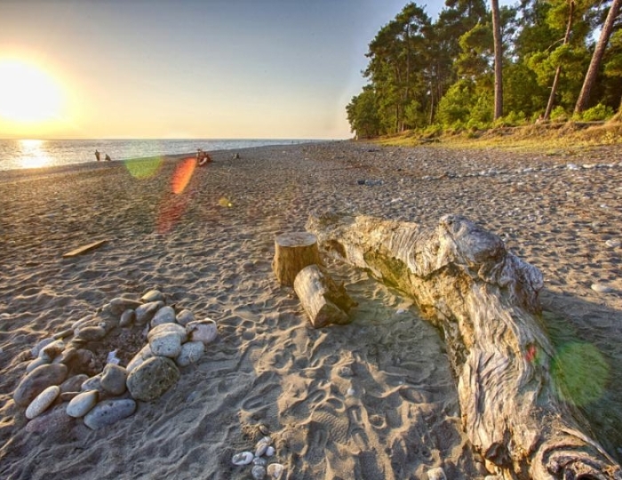 Пляж - Гостиница «Ирэн»